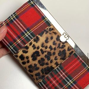 👛 Cheetah & Plaid Clutch
